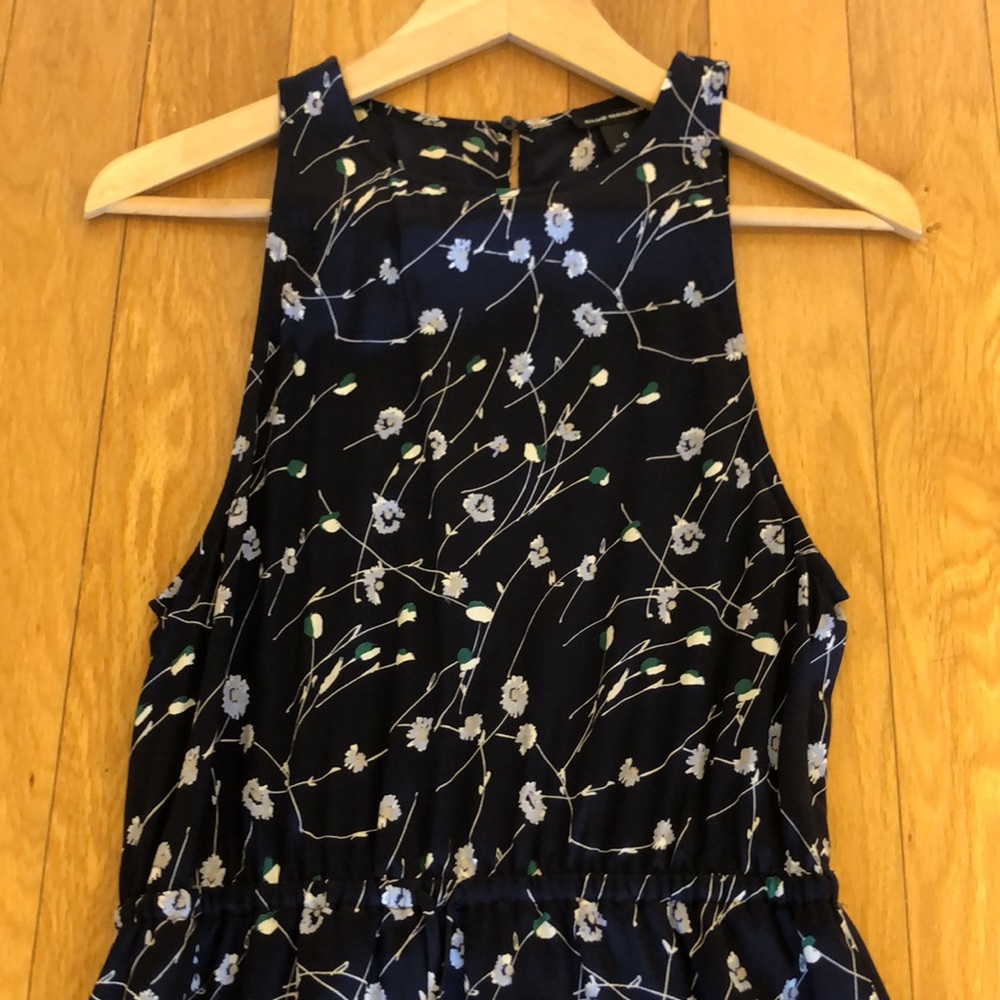 Club Monaco - Floral Sleeveless 100% Silk Maxi Dress